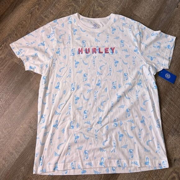 Hurley Deep Sea Tee-Size XXL - Picture 1 of 6